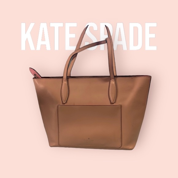 Kate Spade ♠️ Pink Leather Tote - Picture 6 of 6